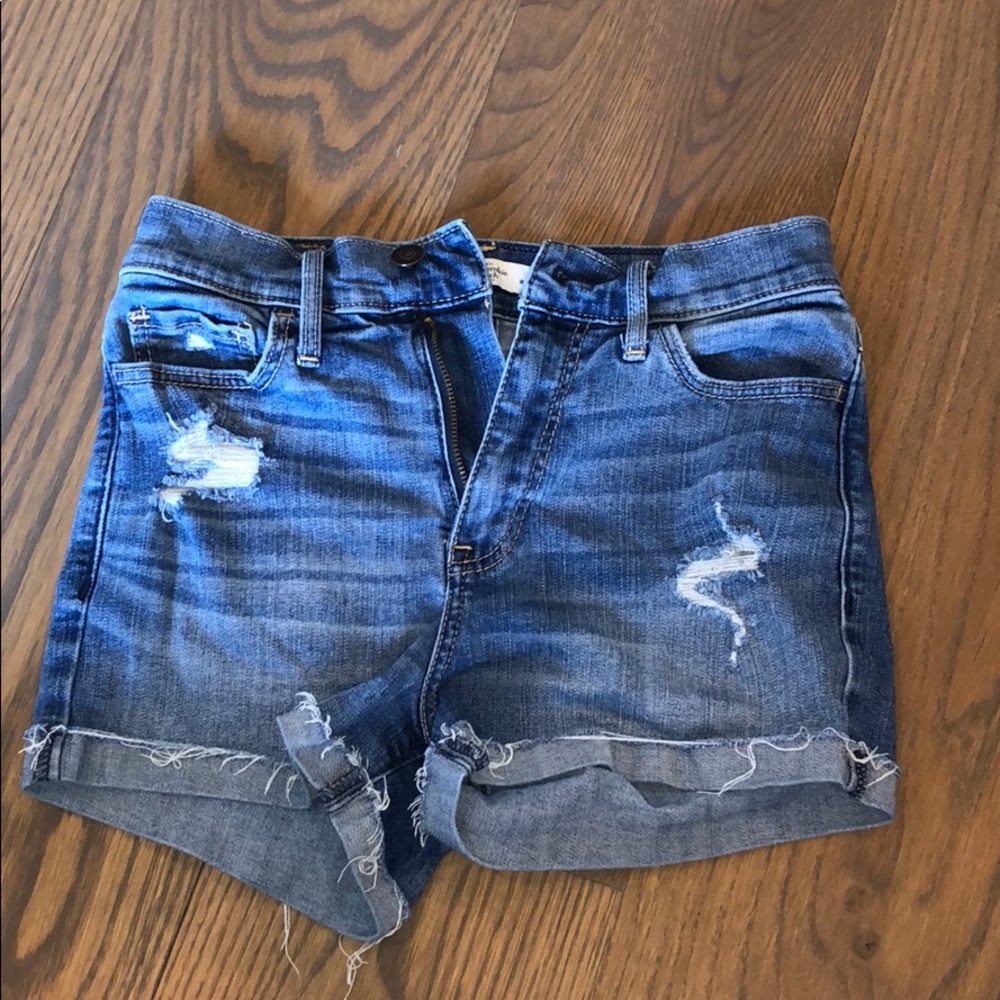 Denim shorts